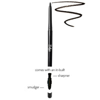 RUBY's ORGANICS Kohl Eyeliner- Black, Kajal with In-Built Smudger for Smokey-Eye, Extra Smooth & Blendable, Long-Wearing Matte Finish, Organic Eye Makeup, Cruelty-Free & Vegan, 0.35 Gm,Pencil
