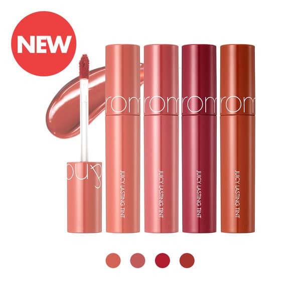 rom&nd Matte ROMAND Juicy Lasting Tint (12# CHERRY BOMB) | Bold & Vibrant Lip Tint with Long-Lasting Color, Smooth & Comfortable Application