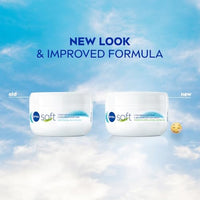 NIVEA Soft Light Moisturizer For Face, Hand & Body, Instant Hydration, Non-Greasy Cream With Vitamin E & Jojoba Oil, 200ml