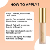 Lakyou Beauty High Coverage Liquid Concealers | Lightweight | Full Coverage | Smooth Finish | Long Lasting | Shade-03(Natural Beige) | 5.5ml