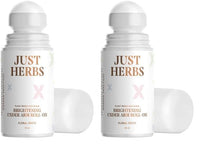 Just Herbs Under Arm Roll On for Women Floral Fiesta Long Lasting and Refreshing Women Deodorant - 50 ml (Pack of 2)