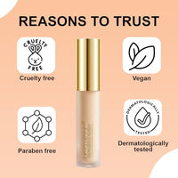 Lakyou Beauty High Coverage Liquid Concealers | Lightweight | Full Coverage | Smooth Finish | Long Lasting | Shade-03(Natural Beige) | 5.5ml