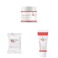 O3+ Oxy D-Tan Pack For Instant Tan Removal & O3+ Bridal Facial Kit for Radiant & O3+ Oxy D-Tan Scrub 60g for Blackheads & Glowing Skin