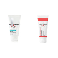 O3+ Volcano Scrub (50G) & O3+ D-Tan Radiance Face Wash With Vitamin C Glowing Skin and Deep Cleanses and Unifies Skin Tone 60gm Combo