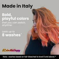 2.Oh! Italian- Peach Hair Color For Women & Men | Ammonia-Free DIY Semi Permanent Hair Color | Enriched with Argan Oil | Lasts upto 6-8 Washes
