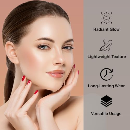 Lakyou Beauty Born to Glow Liquid Highlighter | Gold | 30ml | Radiant Luminous Finish | Buildable & Long-Lasting
