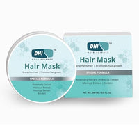DHI Hair Mask with Moringa, Hibiscus, Shea Butter & Rosemary | Strengthens & Promotes Hair Growth | Suitable For All Hair Types | For Men & Women | 200 ml