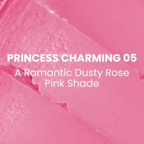 Typsy Beauty Enchanted Garden Rose Blush I 3D Cream Blush | Princess Charming I Infused with Vitamin E & Carnauba Wax I Cream to Matte Finish on Application | Dusty Rose I Korea Formulated | 4.8g