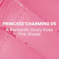 Typsy Beauty Enchanted Garden Rose Blush I 3D Cream Blush | Princess Charming I Infused with Vitamin E & Carnauba Wax I Cream to Matte Finish on Application | Dusty Rose I Korea Formulated | 4.8g