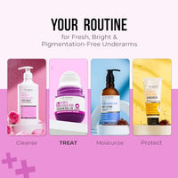 Dr. Sheth’s Gulab & Glycolic Acid Underarm Roll-On | 6% Actives | 48-Hours Odor Protection | AHA Based | Aluminum & Alcohol Free | Sweat Control & Fades Pigmentation | Floral Fragrance | For Men & Women | 50 ml