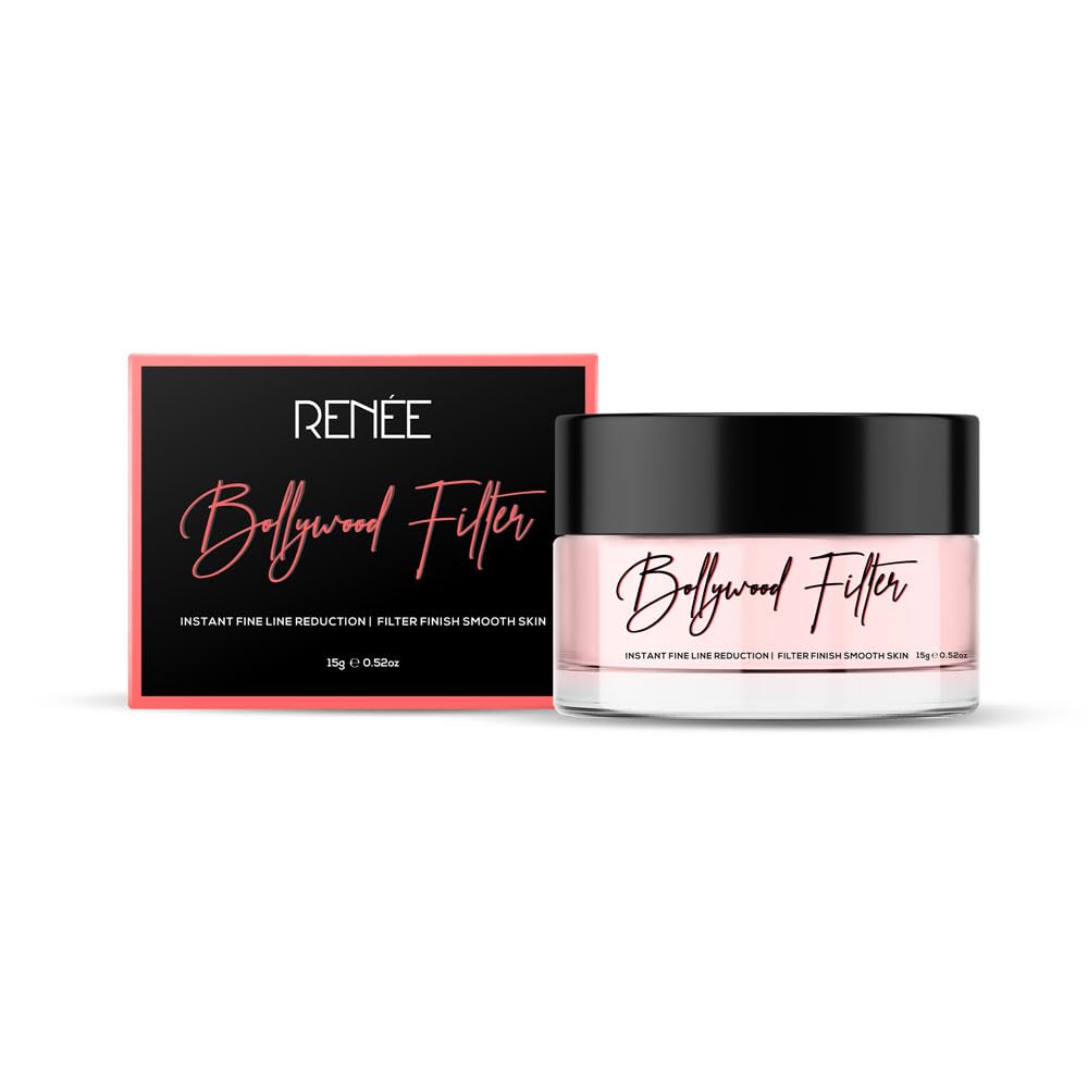 RENEE Bollywood Filter Face Primer 15gm| for a Flawless & Smooth Skin| Blurs Fine Lines, Wrinkles & Pores Instantly| Hydrating, Lightweight & Non-sticky| Cruelty-free
