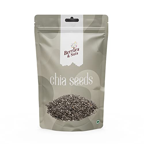 Berries And Nuts Premium Raw Chia Seeds | 600 Grams | 3 Pouch of 200 Grams