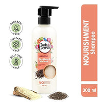 Buds & Berries Rice Water and Chia Seeds Nourishing Shampoo | Strengthens Hair, 120 Hours of Conditioning | Sulfate-Free, Paraben-Free, Silicone-Free (300 ml)