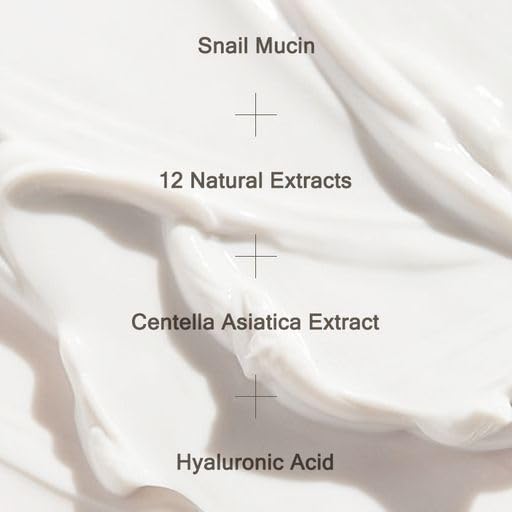 MIZON All in One Snail Repair Cream, Snail Line, Face Moisturizer, Snail Mucin Extract, Wrinkle Care, Blemish Care, Without Stickiness, Korean Skincare (35ml/1.18oz)