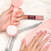 Typsy Beauty 2 In 1 Gel Nail Polish | Peach & Pink | Quick Drying | Glossy Finish | Long Lasting | Chip Resistant |10 ml