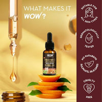 WOW Skin Science Brightening 20% Vitamin C Face Serum | Boost Collagen and Elastin for Anti aging, Skin Repair | For Dark Circles, Fine Lines | Glowing Skin | Hydrates | 30 ml