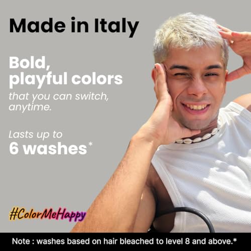2.Oh! Italian- Steel Grey Hair Color For Women & Men | Ammonia-Free DIY Semi Permanent Hair Color | Enriched with Argan Oil | Lasts upto 5-6 Washes