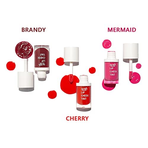 Earth Rhythm Lip, Cheek And Eye Shadow Tint- Cherry, With Goodness Of Pomegranate And Grape Seed Extract, Nourishes And Hydrates Dry Chapped Lips, Blush For Women, 100% Natural 5 Ml