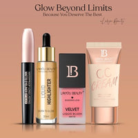 Lakyou Beauty Born to Glow Liquid Highlighter | Gold | 30ml | Radiant Luminous Finish | Buildable & Long-Lasting