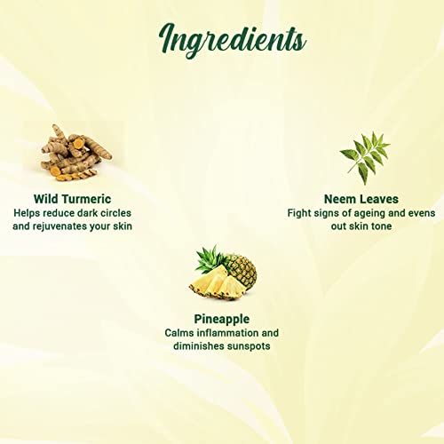 Biotique Pineapple Oil Control Foaming Face Wash | Hydrates dry skin | Eliminates Excess Oil | Evens Skin Tone | 100% Botanical Extracts | Suitable for All Skin Types | 200ml