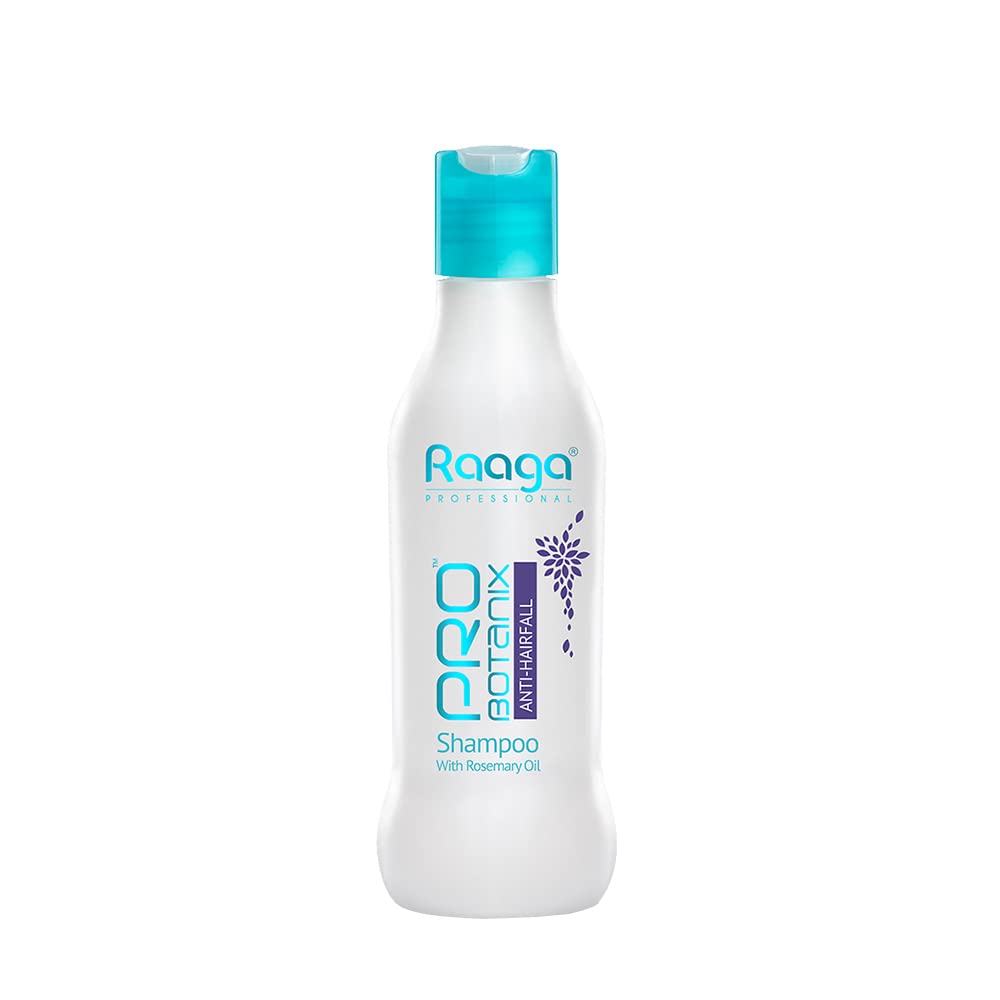 Raaga Professional Pro Botanix Anti-Hair Fall Shampoo with Rosemary Oil (200 ml) Prevents Hair Breakage, Imparts Hair Growth | Suitable For Men and Women