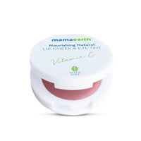 Mamaearth Nourishing Natural Lip Cheek & Eye Tint with Vitamin C & Cocoa - 02 Coco Nude- 4 g