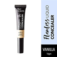 Blue Heaven Flawless Matte Liquid Cream Full Coverage Concealer For Normal Skin, 101, Vanilla, 17Ml, Pack Of 1