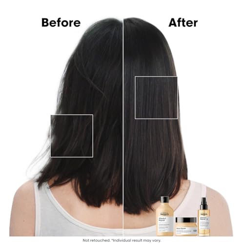 L'Oréal Professionnel Absolut Repair Shampoo for Dry & Damaged Hair - 300ml | Professional shampoo for Strengthening and Repairing Hair, With Protein & Omega-9, For Men & Women