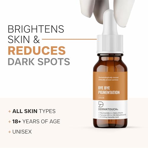 DERMATOUCH Bye Bye Pigmentation Serum | For Pigmentation, Dark Spots, Blemishes | For all skin types | For Both Men & Women | 10ML