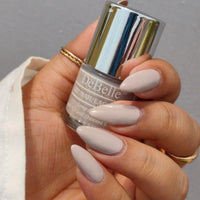 DeBelle Gel Nail Polish Porcelain Isabela (Porcelain Beige Nail Paint)|Non UV - Gel Finish |Chip Resistant | Seaweed Enriched Formula| Long Lasting|Cruelty and Toxic Free| 8ml