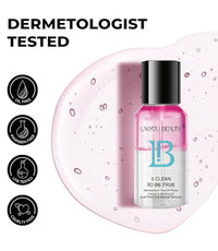 LAKYOU BEAUTY 2 Clean To Be True Makeup Remover - Pink (100ml) | Dual-Action Makeup Remover & Cleanser With Matte Finish