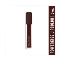 Colorbar PowerKiss Vegan Matte Lipcolor - Sizzle | All Skin Type | Transfer-Proof | Lasts Upto 12hours | Lightweight | Enriched with Vitamin E & Tea Tree Oil Moisturisation.