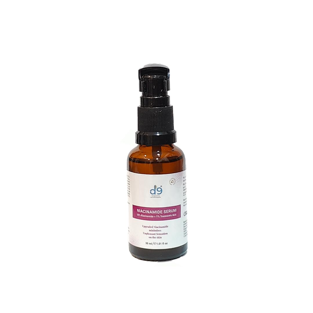 D9 Spot removal Niacinamide Serum|10% Niacinamide+1% Tranexamic acid + 1% Zinc PCA |Brightens Skin, Fades Dark Spots,Hydration & Barrier Repair|Evens Skin Tone & Lightweight | Non-Greasy|For all Skin Types|Dermatologists Designed-30ml