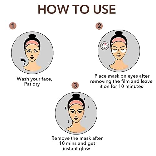 O3+ Caffeine Bomb Anti Dark Circle Eye Patch & Eye D Tan, Reduces dark circle| Reduces Puffiness | Brighten and Awakens (single use only) 5G