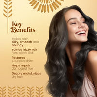 Kesh King Organics Anti Frizz Conditioner with Organic Fermented Rice Water, Helps Repair Damaged Hair, Moisturizes & Reduces Frizz for Visibly Soft, Smooth and Tangle Free Hair, 200ml