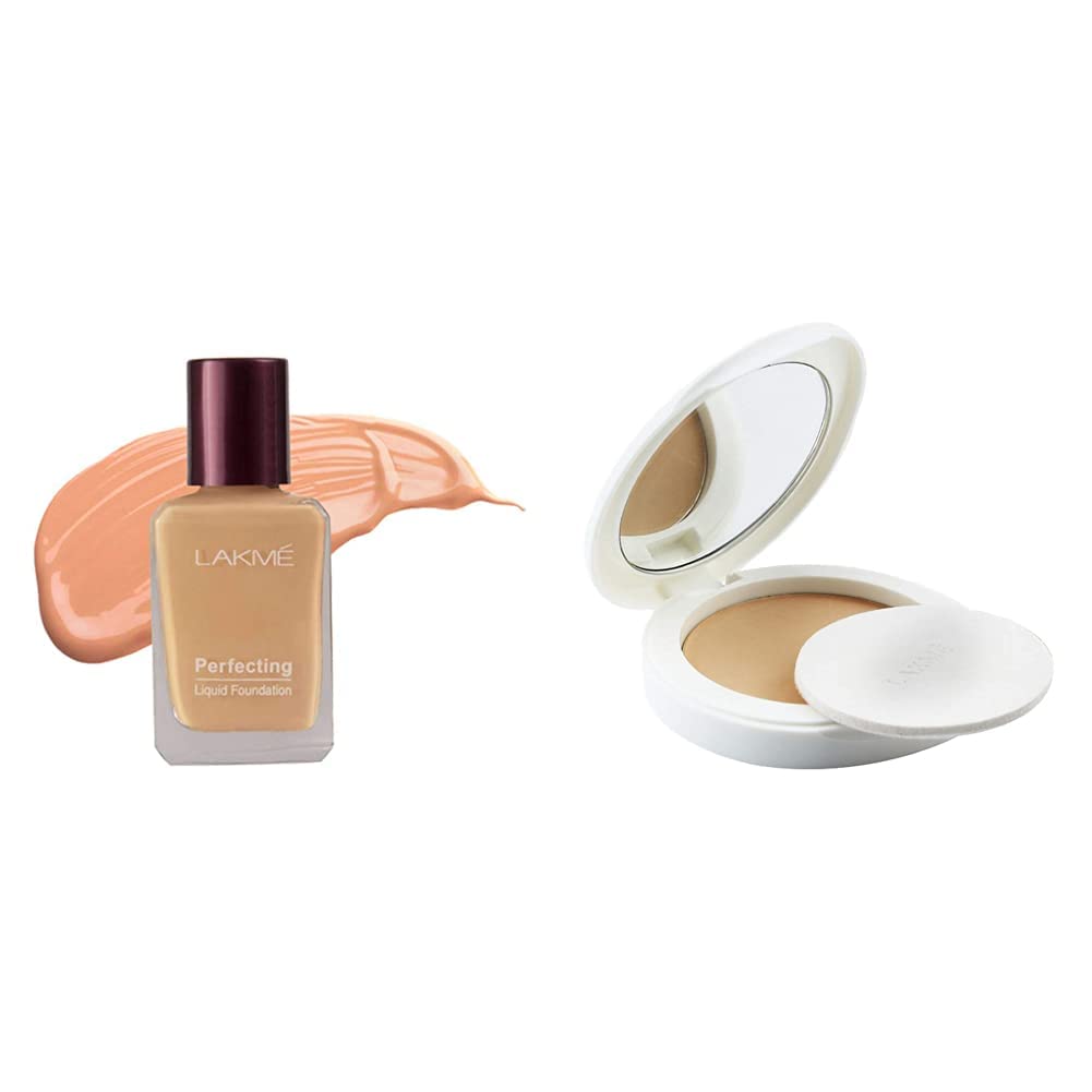 Lakmé Liquid;Oil Foundation Full Coverage for All Skin Type Matte Finish Ivory 27 Ml