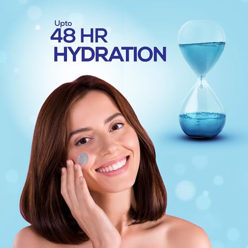 Nature's Essence Hydra Glow Oil free Moisturizer for face, Glowing Skin, light formulation gel infused with Hyaluronic Acid & Fermented Rice Water, Non Sticky, Long Lasting Hydration upto 48Hrs, 100g