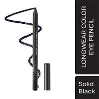 FACESCANADA Ultime Pro Longwear Opaque Eye Pencil - Solid Black 02, 1.2 G|8 Hr Long Stay|Smooth One Stroke Application|Intense Color Pay Off|Soft Blendable Formula|Smudge Proof|Water Proof