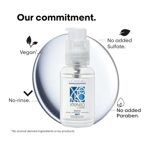 L'OREAL PROFESSIONNEL PARIS Xtenso Care Shampoo + Mask + Serum Combo Pack For Straightened Hair (250Ml + 196Gm + 50Ml)| Hair Care Regi For Straightened Hair, Pack Of 1