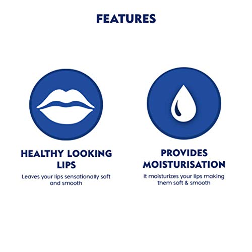 NIVEA Lip Balm, Original Care & NIVEA Lip Balm, Fruity Strawberry Shine,4.8 g (Pack of 2)