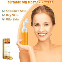 Luxenwell Kojic Acid Face Wash,Turmeric Facial Cleanser, Turmeric Foaming Cleanser for All Skin Types