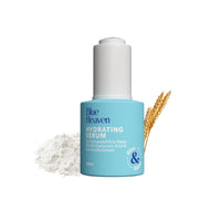 Blue Heaven Hydrating Face Serum for Women infused 5% Fermented Rice Water + 2% 4D Hyaluronic Acid + 0.5% Kombucha Extract | Increase Skin Elasticity | Glowing Skin & Reduces Fine Lines, 20ml