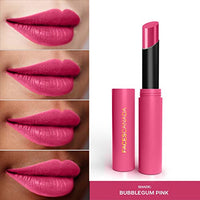 FACESCANADA Long Stay 3-in-1 Matte Lipstick - Bubblegum Pink 04, 2g | 8HR Longstay | Transfer Proof | Moisturizing | Chamomile & Shea Butter | Primer-Infused | Lightweight | Intense Color Payoff