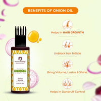 Passion Indulge Onion Hair oil, Rosemary Hair Growth Serum, Hair Spa Protein Booster & Papain Shampoo