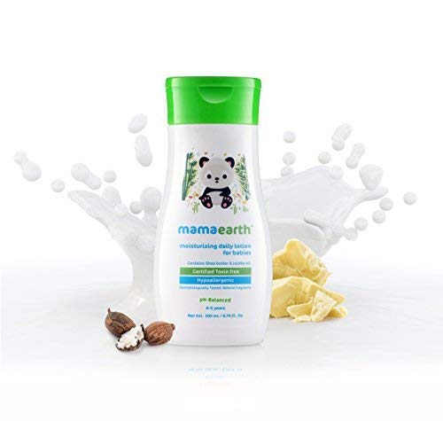 Mamaearth Daily Moisturizing Lotion, 200ml & Fruit Based Nourishing Clear Bathing Bar Baby Soap With Glycerine, For Kids 75 Gram X 5