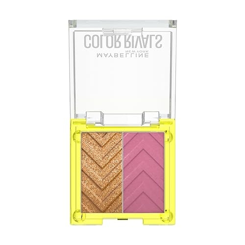 Maybelline New York Color Rivals Pigmented Eyeshadow Palette, Long lasting, Sweatproof, Waterproof, Matte, Shimmer : Assertive x Coy, 3g