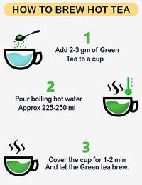 Blue Nectar Cardamom Loose Green Tea Leaves for Weight Management & Skincare | Authentic Green Tea with Kerala Idukki Cardamom | Eco Friendly Glass Jar (50 gm + 15 gm Free)