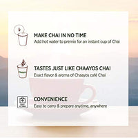 Chaayos Assam Instant Tea Premix Powder - Low Sugar Masala Flavour (15 Sachets) - Chai, Flavored Assam Tea Mix - 180 Gm
