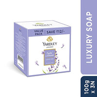 Yardley London English Lavender Luxury Soap, 100 G, Pack of 3