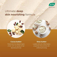 Joy Cocoa Rich Intense Nourishing Body Lotion (600ml) | 24 Hour Nourishment | With Shea Butter & Cocoa Butter | Suitable for Normal to Dry Skin | Non Sticky & Non Greasy Lightweight Body Lotion